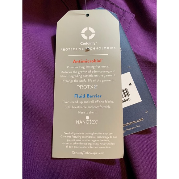 Cherokee Workwear Revolution Tech Men's V-Neck Scrub Top Size Medium WW760AB - Picture 12 of 13